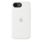 Apple iPhone 16e & 17e Silicone Case, White, MD3P4ZM/A