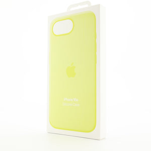 Apple iPhone 16e Silicone Case, Neon Yellow, MGYW4ZM/A