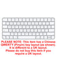 Apple Magic Keyboard with Touch ID, White *Chinese (Pinyin)* MK293CG/A