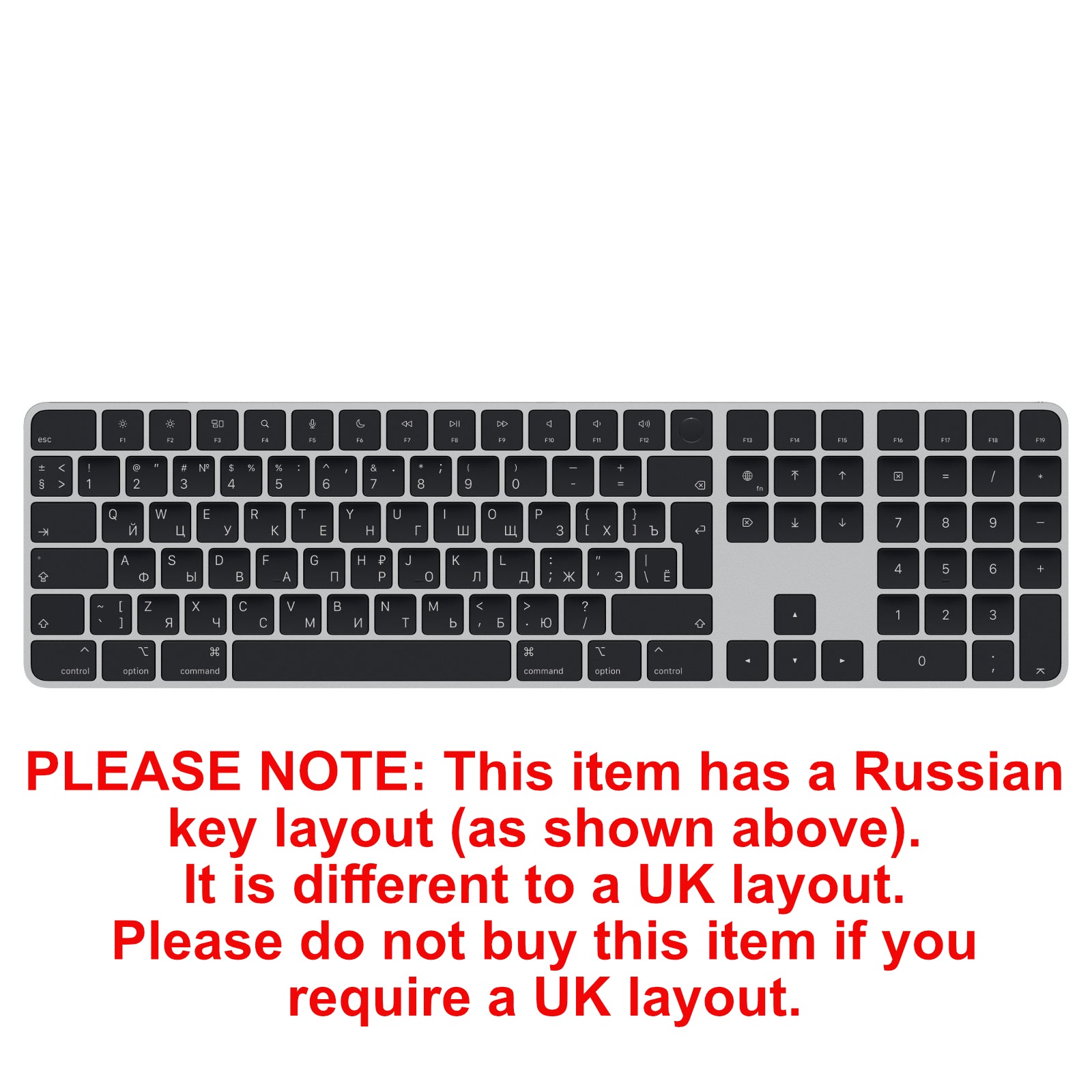 Apple Magic Keyboard touchID black UK配列 Apple Magic Keyboard TouchID UK配列 Apple Magic Keyboard touchID