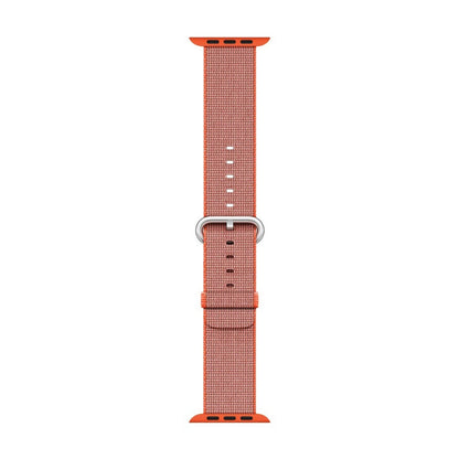 Apple Watch Strap 38mm 40mm 41mm Orange Anthracite Woven Nylon MNK52ZM/A (Genuine Original)