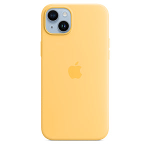 Apple iPhone 14 Plus Silicone Case with MagSafe Sunglow (Yellow) MPTD3ZM/A