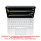 Apple iPad Pro 11 inch (M4) Magic Keyboard White MWR03LB/A *USA Layout*