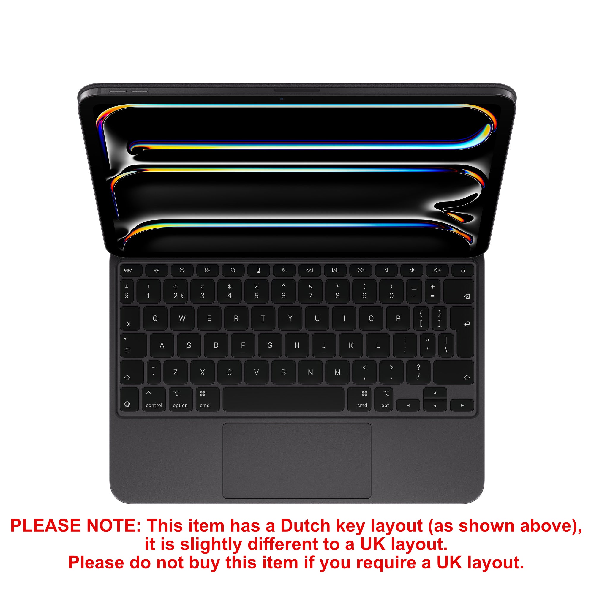 Apple iPad Magic Keyboad MXQT2J/A A2261 Apple Magic A2261 Black