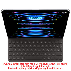Apple Smart Keyboard Folio for iPad Pro 11 Inch Black *German Layout* MXNK2D/A
