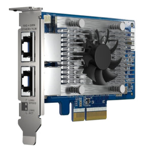 QNAP QXG-10G2T-X710 Dual-Port 5-Speed 10GbE PCIe Gen 3 Network Expansion Card
