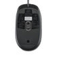 HP QY777AA 3 Button USB Optical Scroll Mouse Black 800DPI Ambidextrous