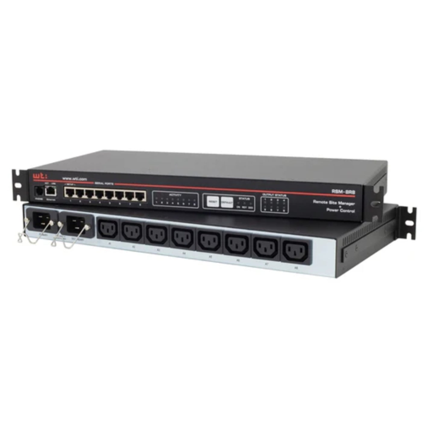 WTI RSM-8R8-2 NMI Remote Site Manager with Power Control 1U Rackmount Console