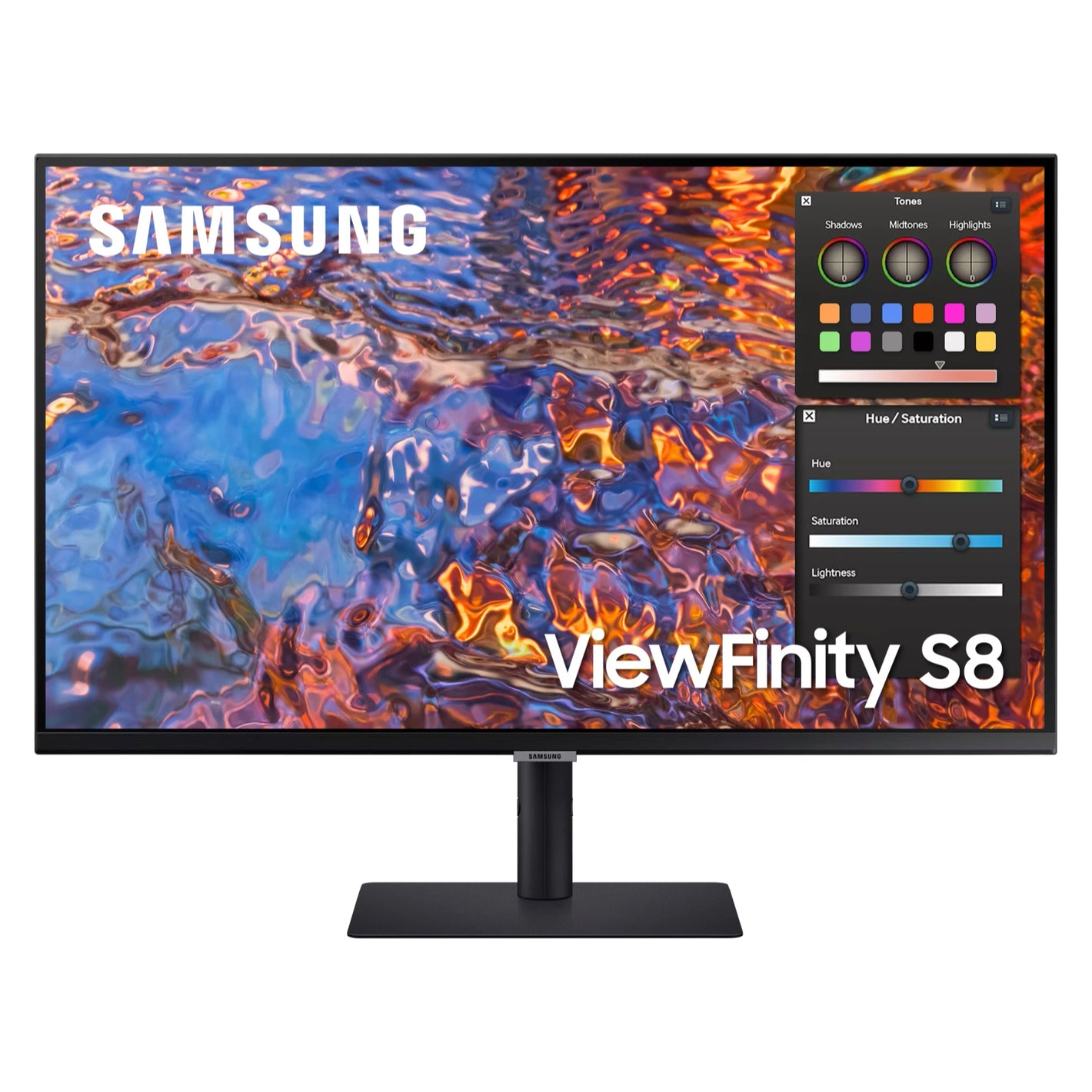 Samsung ViewFinity S8 32" 4K HDR600 IPS LCD PC Monitor USB-C Hub 90w PD Ethernet S32B800PXP