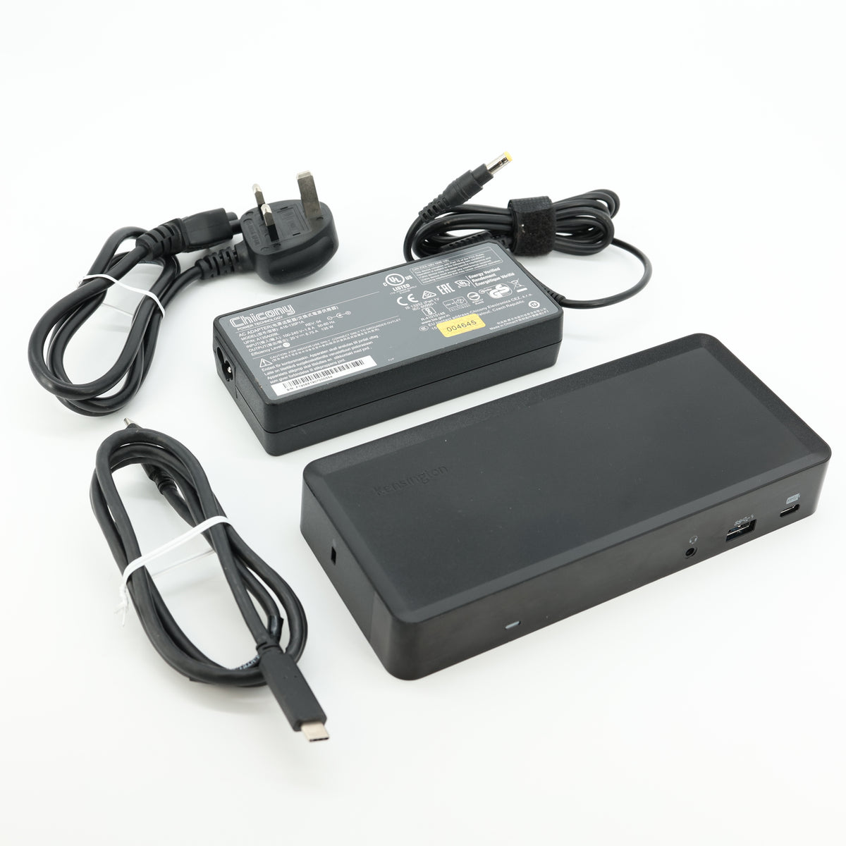 Kensington SD4700P USB-C Laptop Docking Station + PSU DisplayLink Dual Monitor Dock