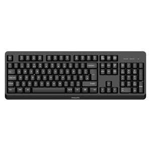 Philips 3000 Series Full Size Wireless Keyboard, UK Layout, Black, SPK6307BL
