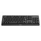 Philips 3000 Series Full Size Wireless Keyboard, UK Layout, Black, SPK6307BL