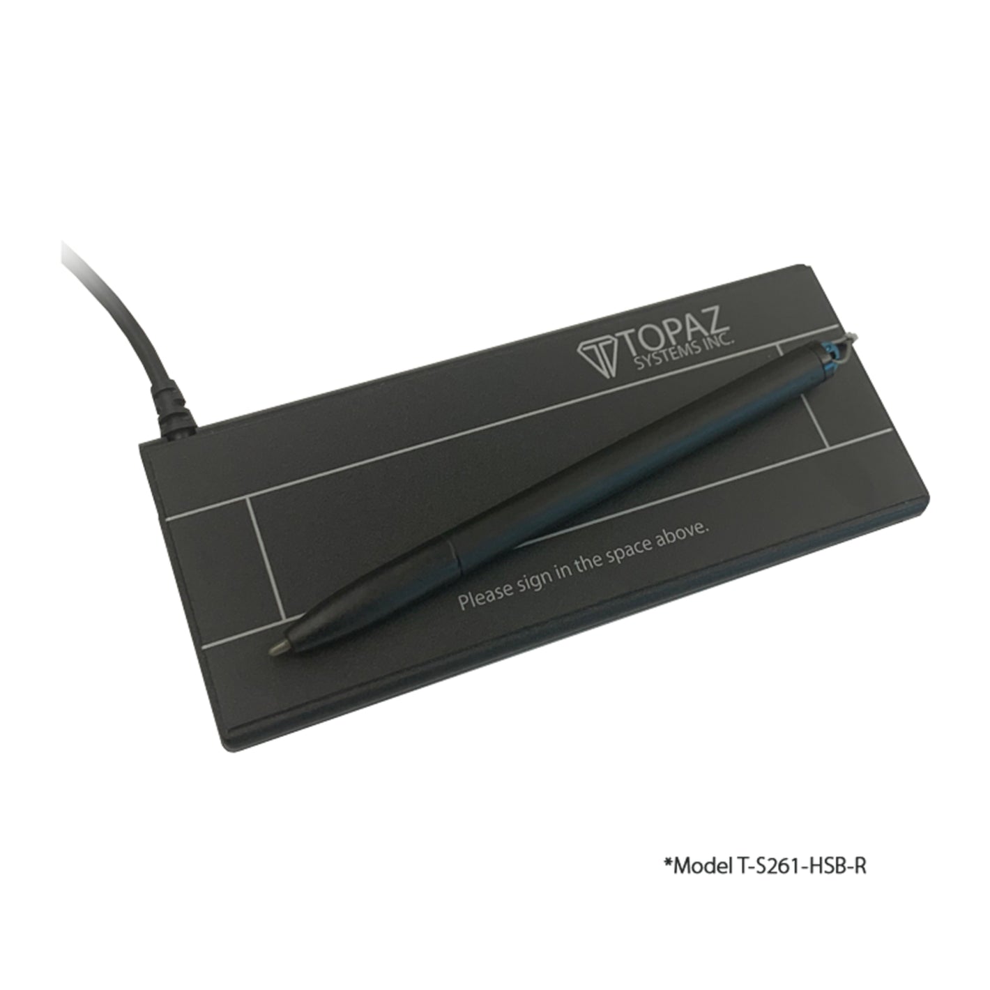 Topaz Systems SignatureGem 1x5 USB Electronic Signature Capture Pad T-S261-HSB-R