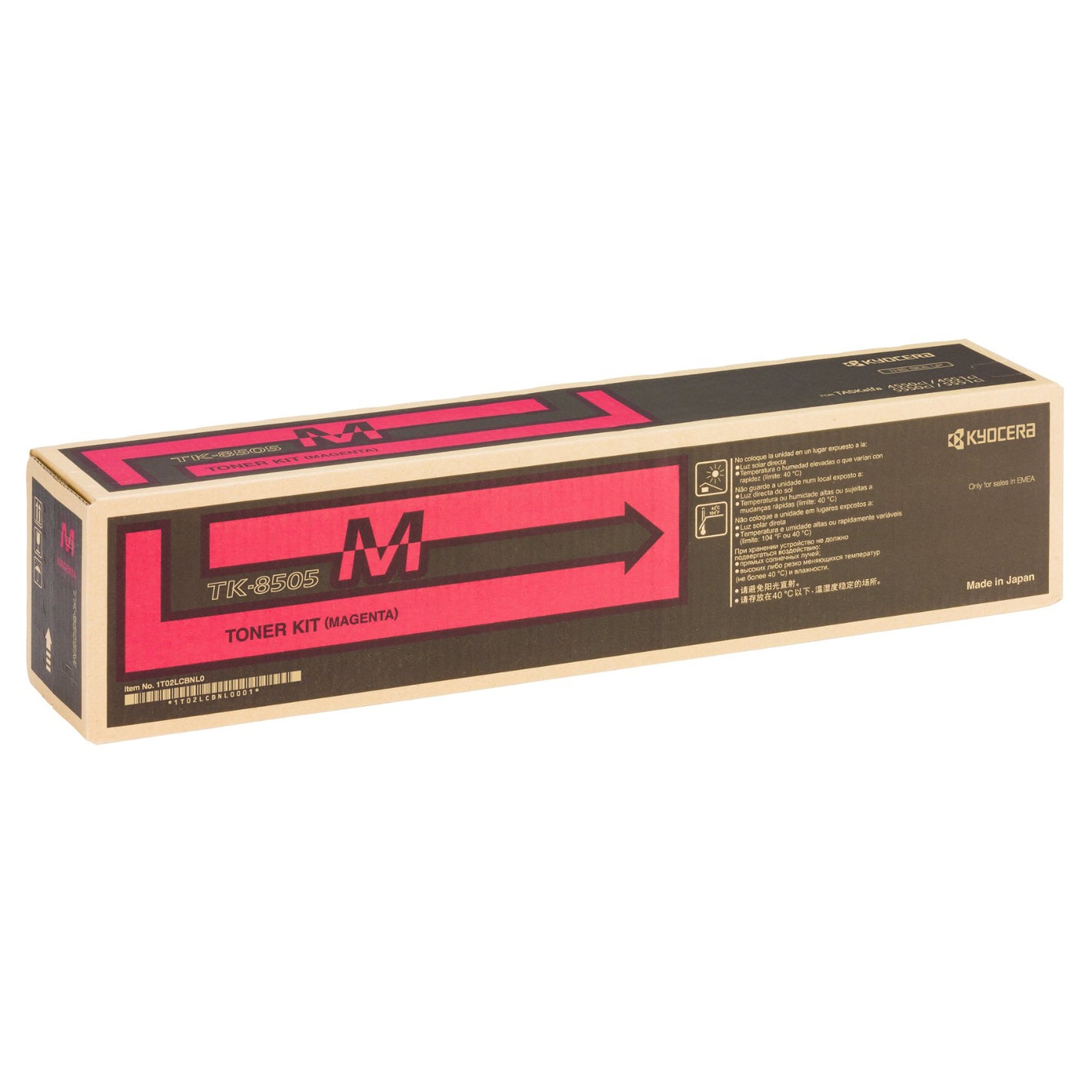 Kyocera TK-8505M Magenta Toner Cartridge f/ TASKalfa 4550ci 4551ci 5550ci 5551ci