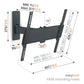 Vogel's QUICK TVM 1425 Full Motion TV Wall Mount, 32-65 inch, VESA 400x400, TVM1425