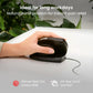 Contour Unimouse-L Left Handed Vertical Ergonomic Wired USB Mouse 6-Button Black