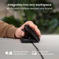 Contour Unimouse-L Left Handed Vertical Ergonomic Wired USB Mouse 6-Button Black