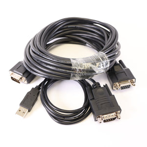 Prolific 3ft / 90cm USB to RS232 Adapter with 25ft / 7.6m Serial Extension Cable