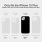 Apple iPhone 15 Plus Clear Case with MagSafe MT213ZM/A