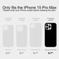 Apple iPhone 15 Pro Max Clear Case with MagSafe MT233ZM/A